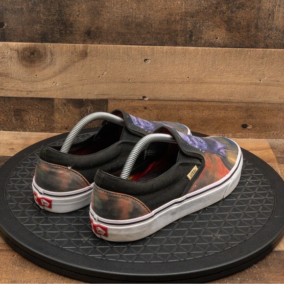 VANS X MARVEL INFINITY WARS SLIP ON MENS ATHLETIC SHOES THANOS PRINT LOW SZ 9.5 - Picture 9 of 9